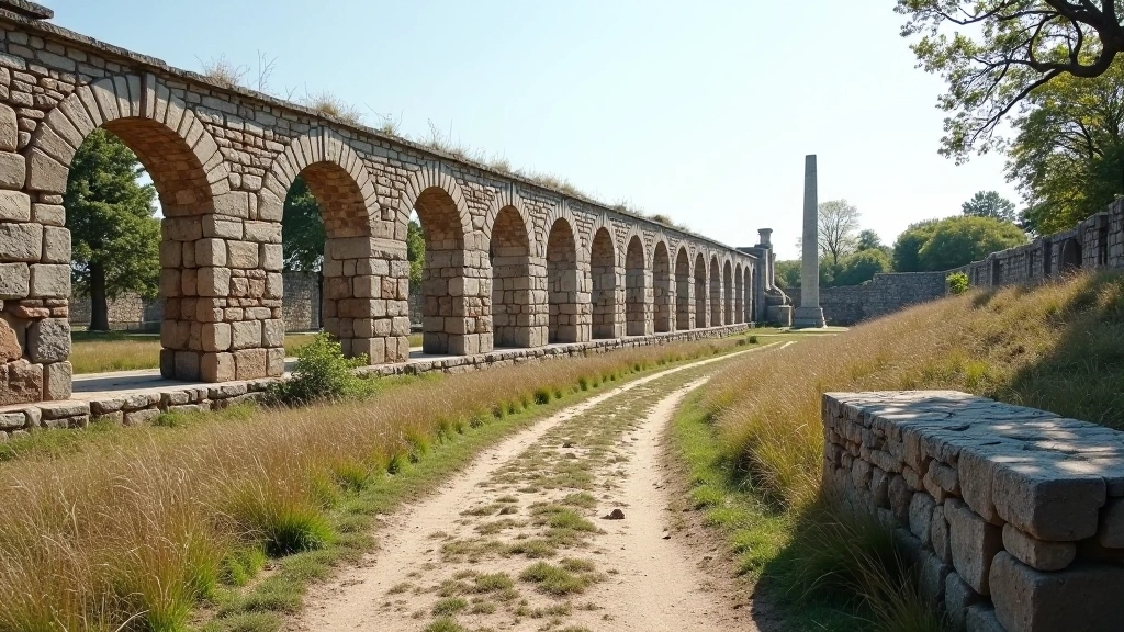 Senieji akveduktai, mūrinė konstrukcija su archeologine reikšme